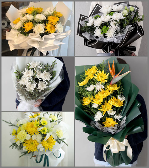 贵州毕节市威宁县中水镇居乐村白事花束代送